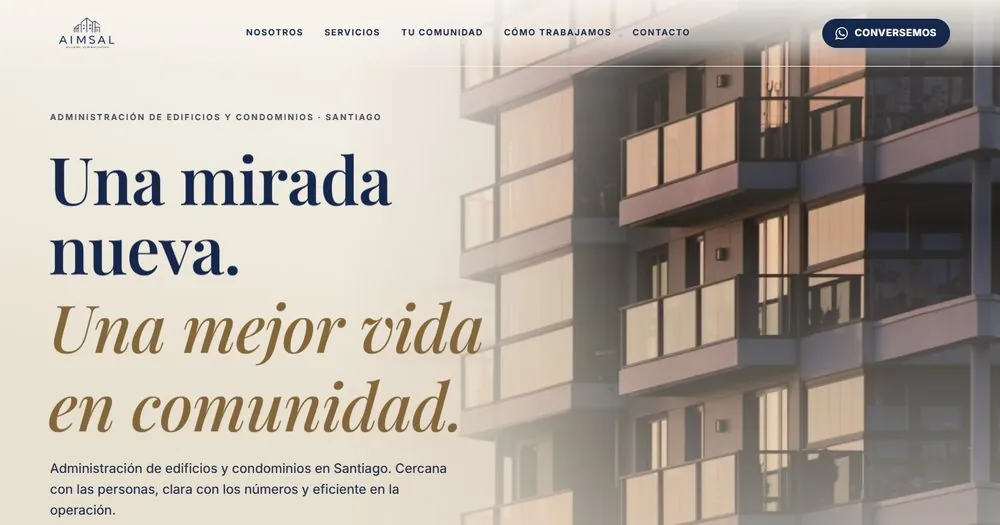 Portada de aimsal.cl