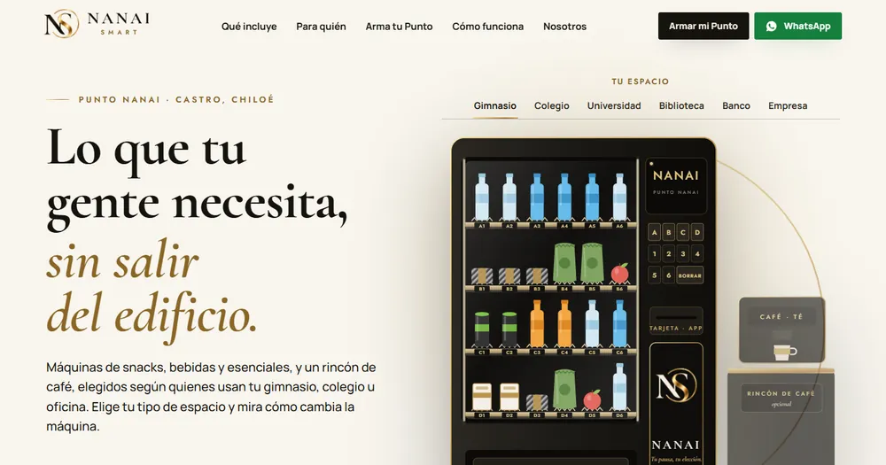 Portada de nanaismart.cl