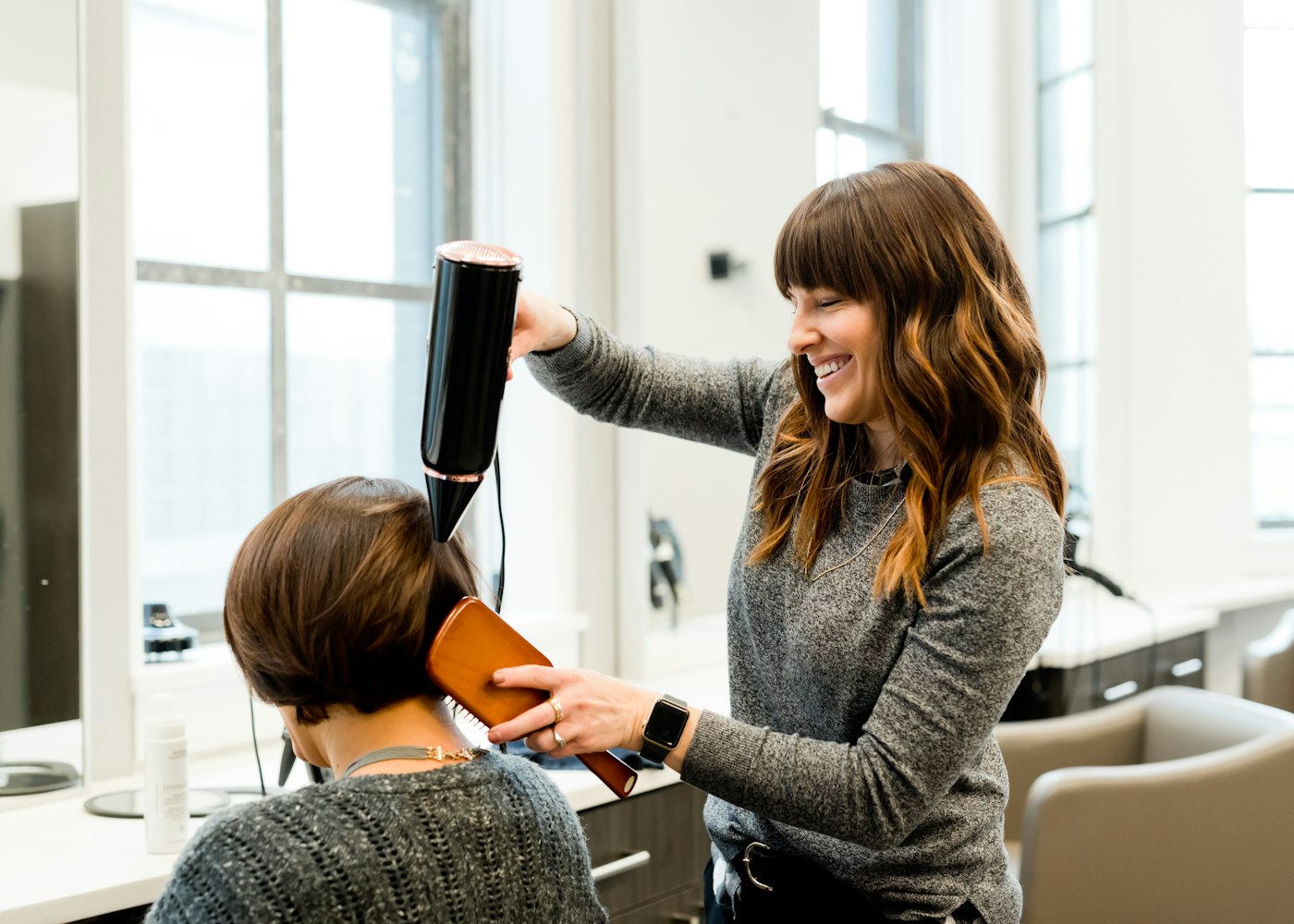 Blowout at the salon